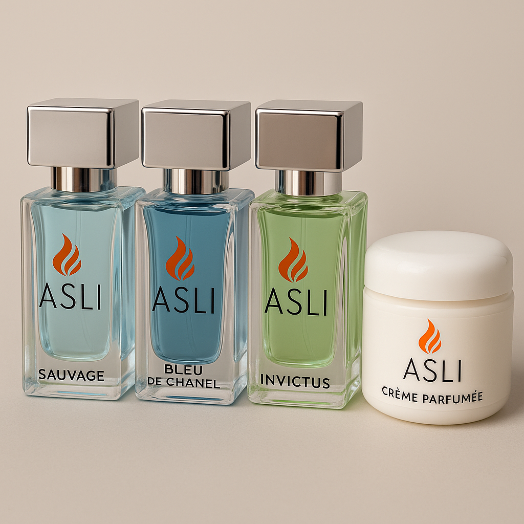 pack affaire homme femme 3 flacon 30 ml + creme parfumee lamonton